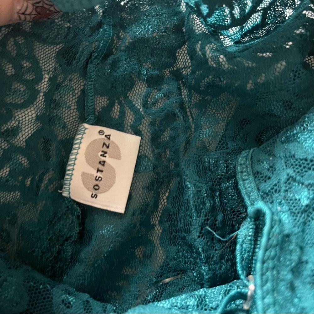 Vintage 90s Lace Lingerie Mini Whimsy Night Gown Fairy Whimsigoth Romantic Dress - Picture 6 of 16